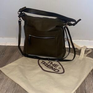 The Trend leather Hobo crossbody  Italian  bag